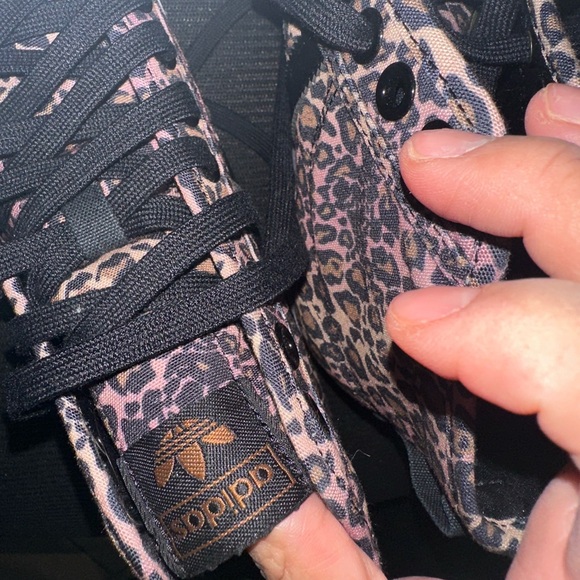 High top adidas cheetah platform sneakers size 9 womens NWOT - Picture 7 of 9